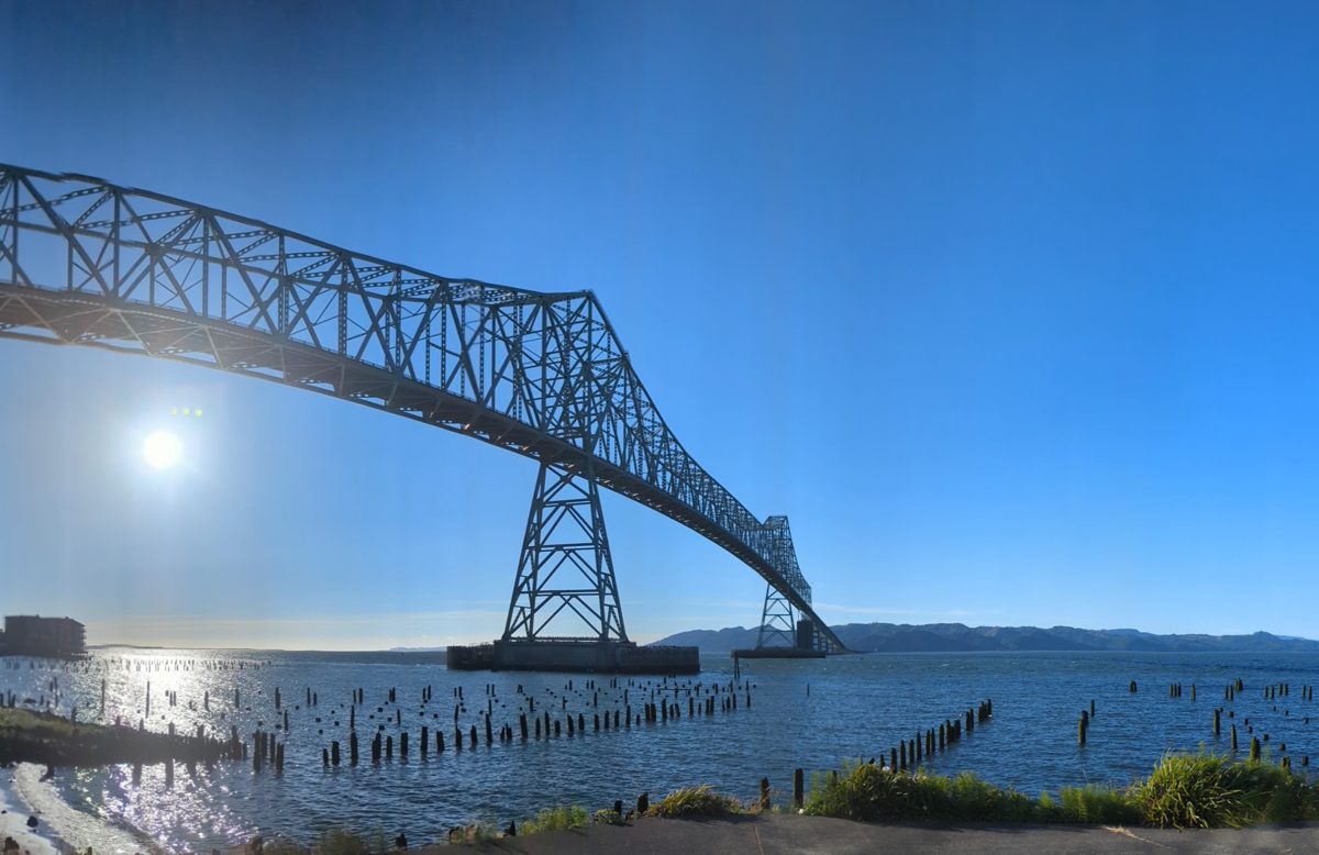 The Astoria-Megler Bridge over the Columbia River